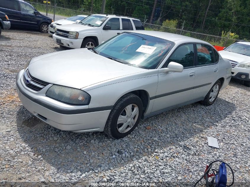 2004 Chevrolet Impala VIN: 2G1WF52E749372292 Lot: 39672067