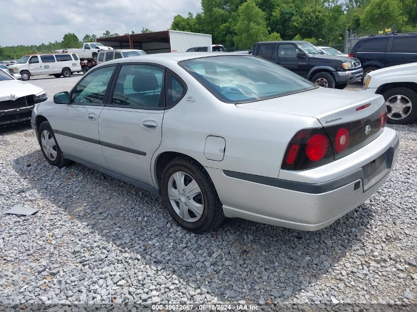 2004 Chevrolet Impala VIN: 2G1WF52E749372292 Lot: 39672067