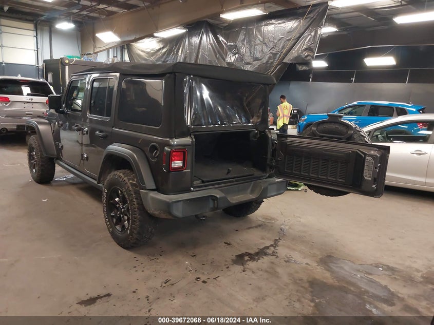 2021 JEEP WRANGLER UNLIMITED WILLYS 4X4 - 1C4HJXDN0MW741475
