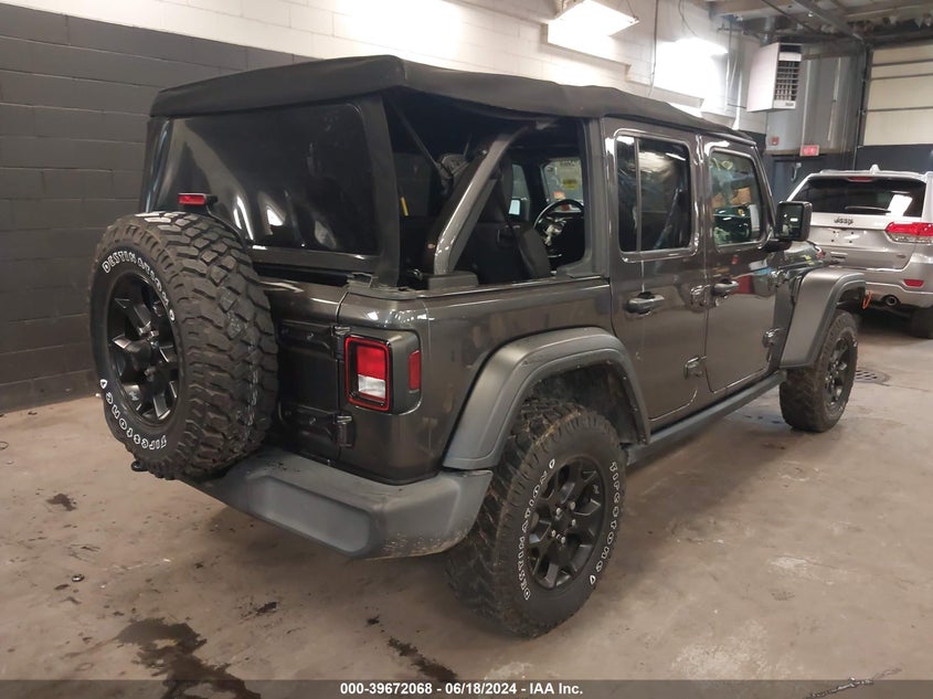 2021 JEEP WRANGLER UNLIMITED WILLYS 4X4 - 1C4HJXDN0MW741475