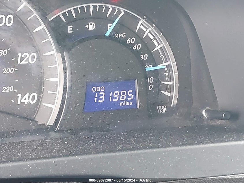 2012 Toyota Camry Xle VIN: 4T1BF1FK8CU560301 Lot: 39672087