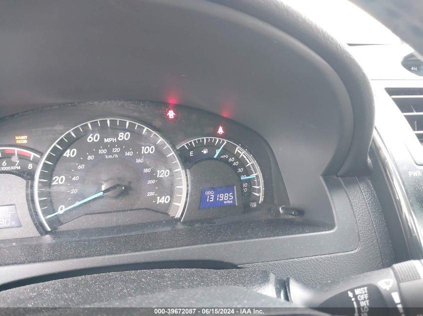 2012 Toyota Camry Xle VIN: 4T1BF1FK8CU560301 Lot: 39672087