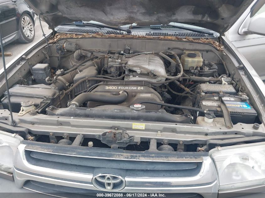 2002 Toyota 4Runner Sr5 V6 VIN: JT3GN86R620249642 Lot: 39672088