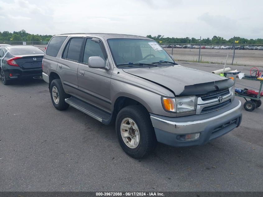 2002 Toyota 4Runner Sr5 V6 VIN: JT3GN86R620249642 Lot: 39672088