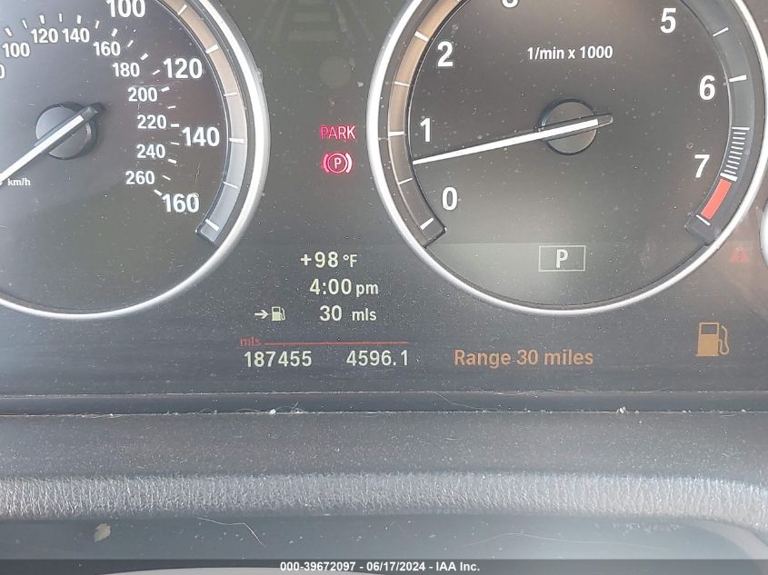 2011 BMW X3 xDrive35I VIN: 5UXWX7C51BL734653 Lot: 39672097