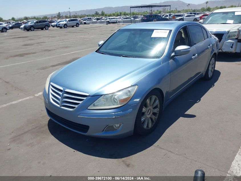 2009 Hyundai Genesis 3.8 VIN: KMHGC46E79U026841 Lot: 39672100