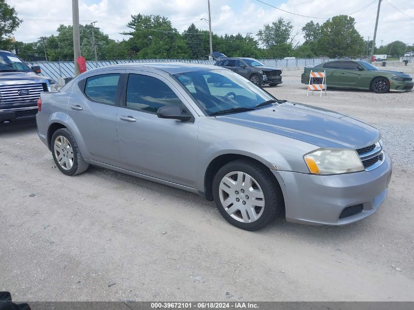 2013 Dodge Avenger Se VIN: 1C3CDZAB0DN596276 Lot: 39672101