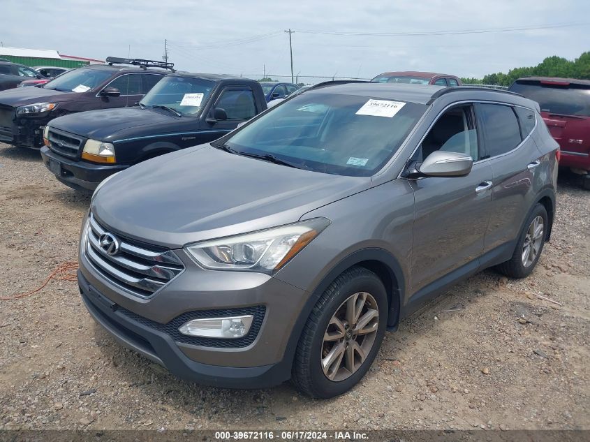 2015 Hyundai Santa Fe Sport 2.0L Turbo VIN: 5XYZU3LA7FG284313 Lot: 39672116