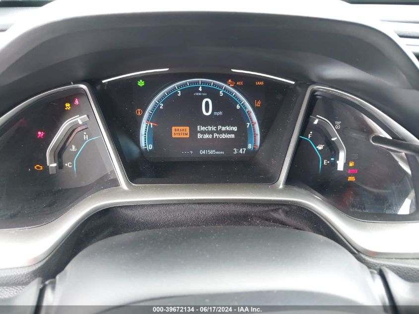 2020 Honda Civic Ex VIN: 19XFC1F31LE025154 Lot: 39672134