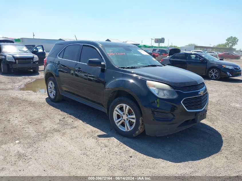 2017 CHEVROLET EQUINOX LS - 2GNALBEK4H1518010