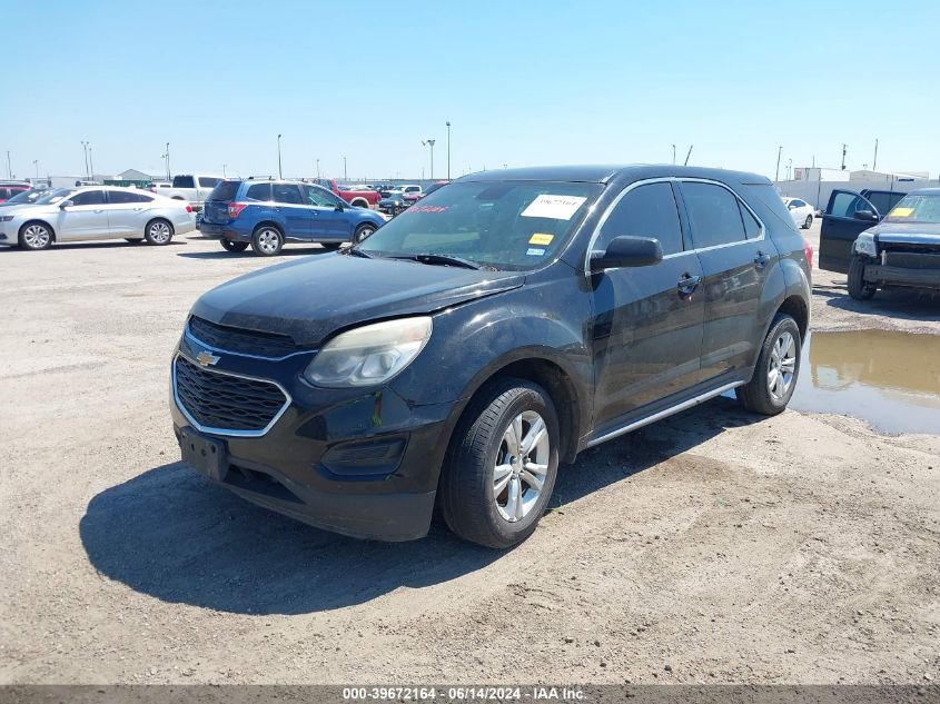 2017 Chevrolet Equinox Ls VIN: 2GNALBEK4H1518010 Lot: 39672164