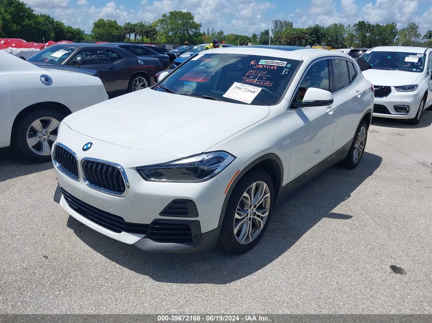 2022 BMW X2 Sdrive28I VIN: WBXYH9C03N5U28427 Lot: 39672168
