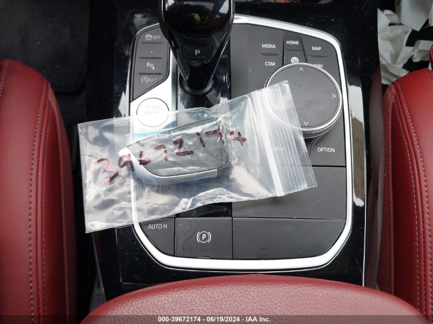 2022 BMW X3 Sdrive30I VIN: 5UX43DP0XN9M43988 Lot: 39672174