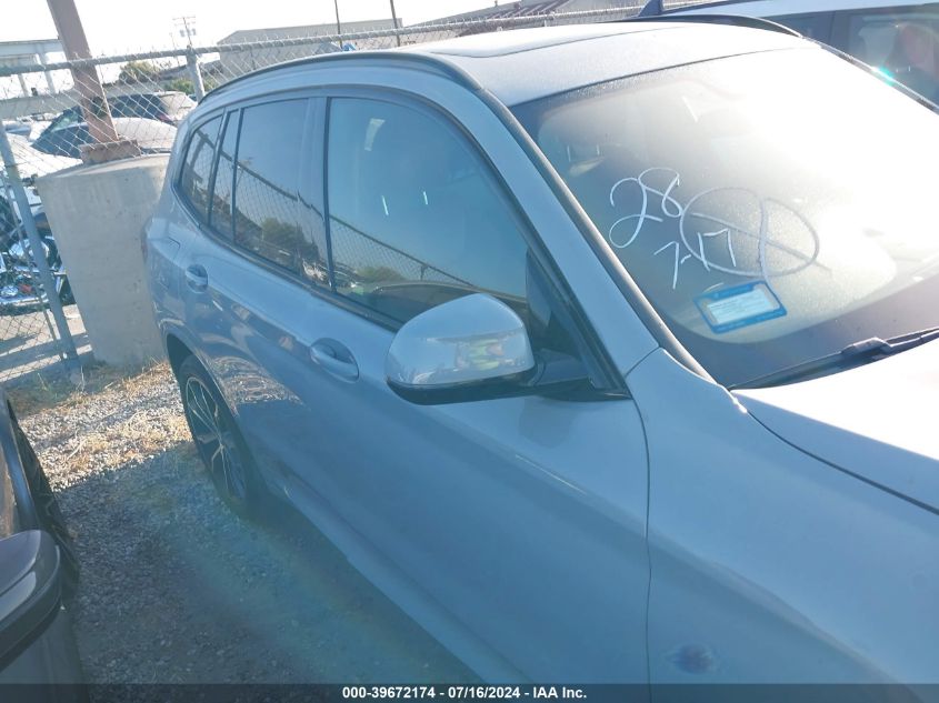 2022 BMW X3 Sdrive30I VIN: 5UX43DP0XN9M43988 Lot: 39672174
