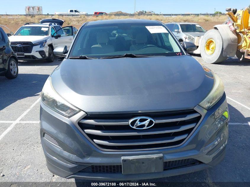 2016 Hyundai Tucson Se VIN: KM8J23A47GU136044 Lot: 39672188