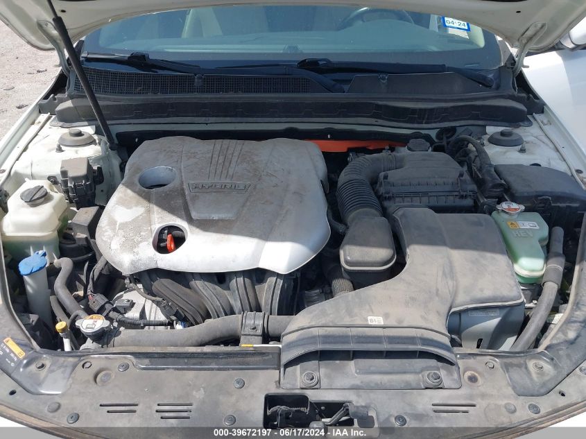 2014 Kia Optima Hybrid VIN: KNAGN4AD6E5066018 Lot: 39672197