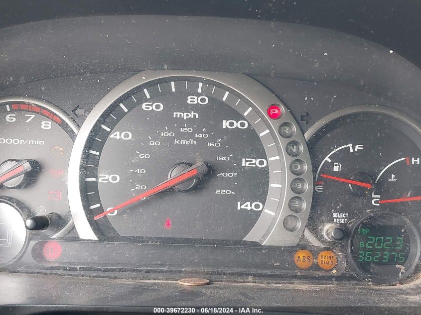 2003 Honda Pilot Ex VIN: 2HKYF18463H539941 Lot: 39672230