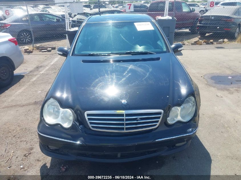 2005 Mercedes-Benz C 230 Kompressor Sport VIN: WDBRF40J65A812988 Lot: 39672235