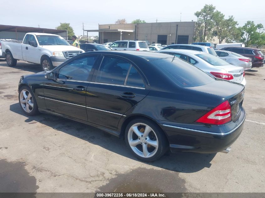 2005 Mercedes-Benz C 230 Kompressor Sport VIN: WDBRF40J65A812988 Lot: 39672235