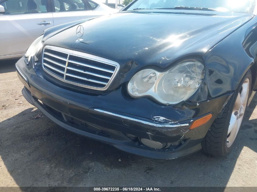 2005 Mercedes-Benz C 230 Kompressor Sport VIN: WDBRF40J65A812988 Lot: 39672235