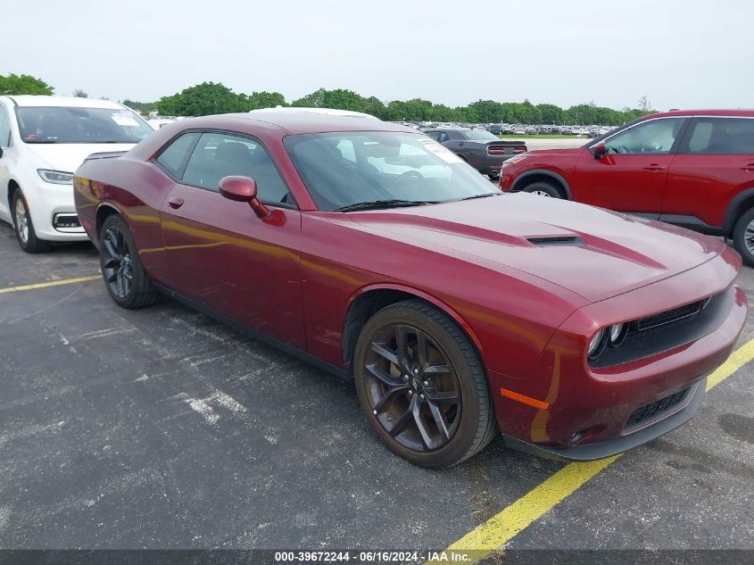 2022 Dodge Challenger Sxt VIN: 2C3CDZAG2NH263356 Lot: 39672244