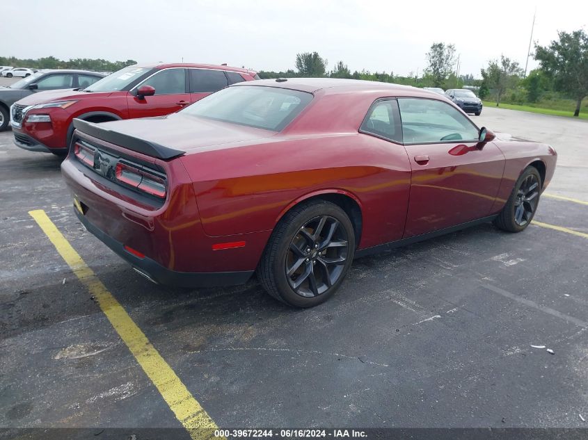 2022 Dodge Challenger Sxt VIN: 2C3CDZAG2NH263356 Lot: 39672244