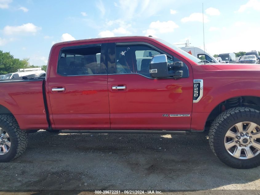 2017 Ford F-250 Platinum VIN: 1FT7W2BT5HEC37565 Lot: 39672251