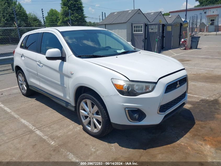 2014 Mitsubishi Outlander Sport Es VIN: 4A4AP3AU2EE023723 Lot: 39672253