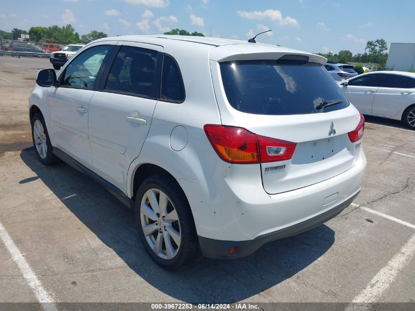 2014 Mitsubishi Outlander Sport Es VIN: 4A4AP3AU2EE023723 Lot: 39672253