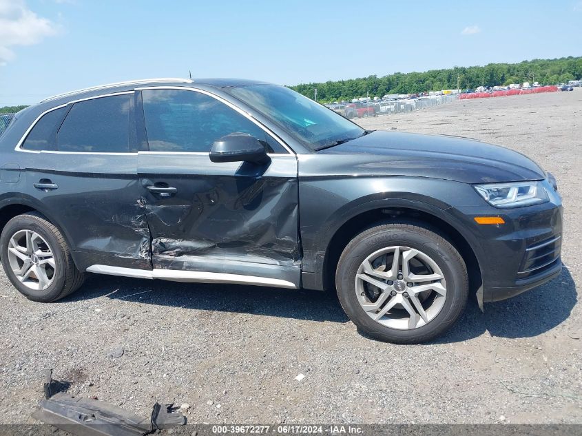 2018 Audi Q5 2.0T Premium/2.0T Tech Premium VIN: WA1BNAFY2J2229325 Lot: 39672277