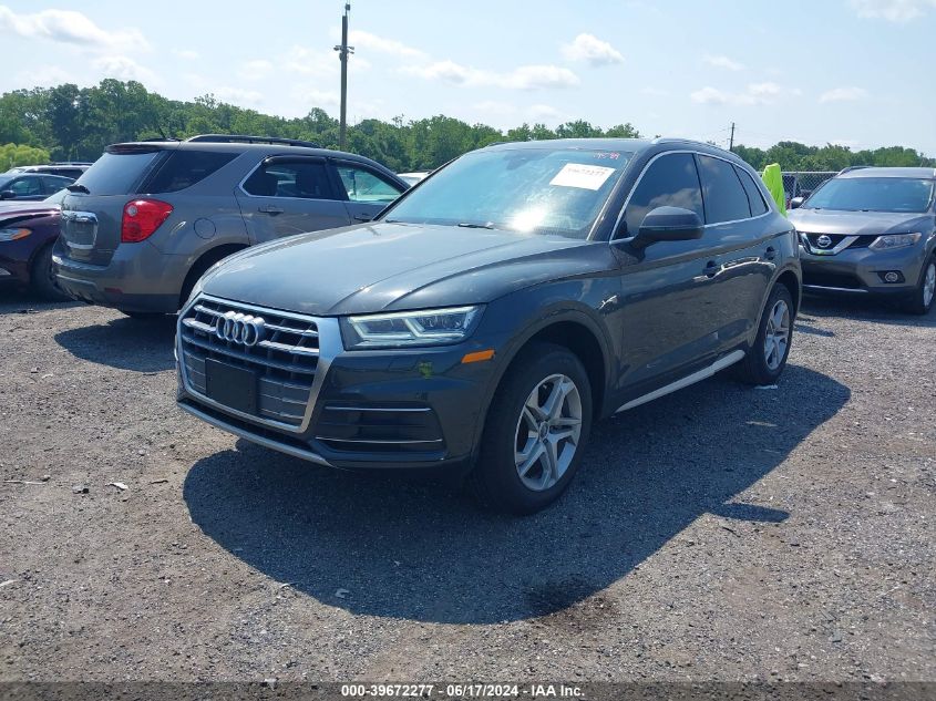 2018 Audi Q5 2.0T Premium/2.0T Tech Premium VIN: WA1BNAFY2J2229325 Lot: 39672277