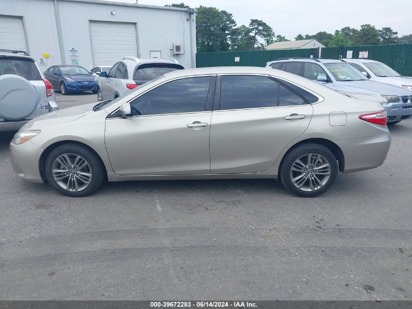 2015 Toyota Camry Se VIN: 4T1BF1FK9FU050687 Lot: 39672283