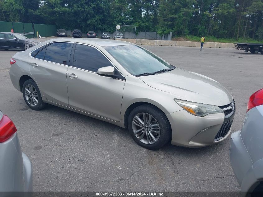 2015 Toyota Camry Se VIN: 4T1BF1FK9FU050687 Lot: 39672283