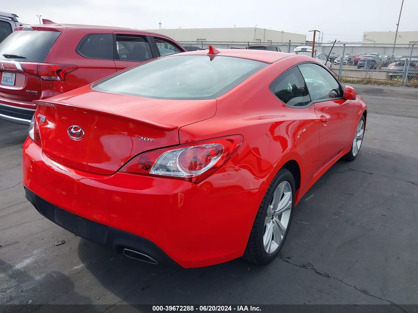 2011 Hyundai Genesis 2.0T VIN: KMHHT6KD8BU044025 Lot: 39672288