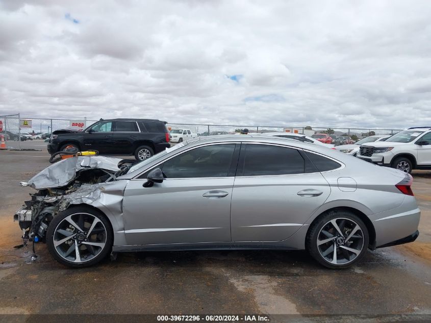 2022 Hyundai Sonata Sel Plus VIN: 5NPEJ4J24NH138497 Lot: 39672296