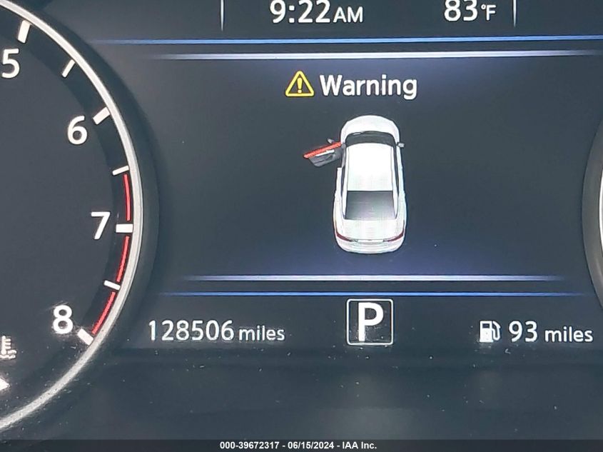 2017 Nissan Maxima 3.5 S VIN: 1N4AA6AP7HC385864 Lot: 39672317