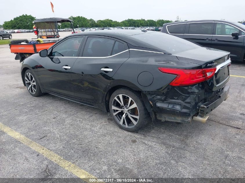 2017 Nissan Maxima 3.5 S VIN: 1N4AA6AP7HC385864 Lot: 39672317