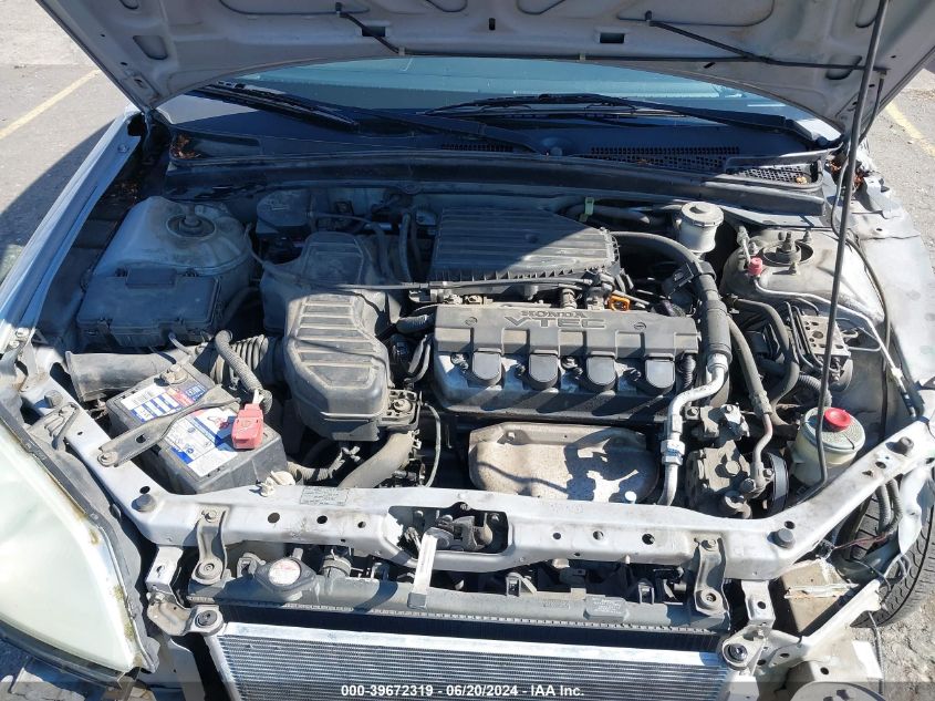 2003 Honda Civic Ex VIN: 2HGES26843H564373 Lot: 39672319