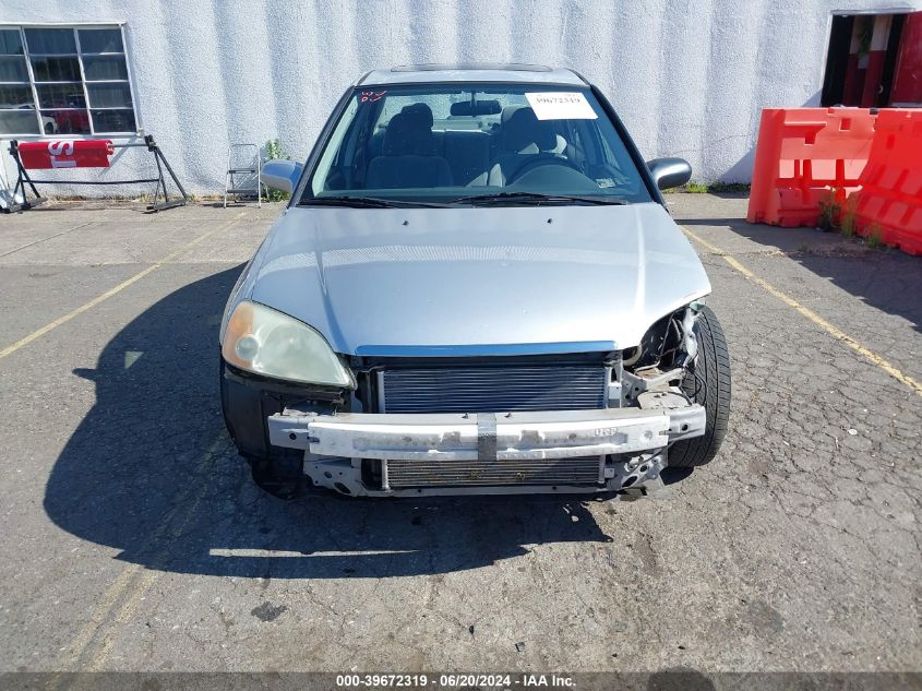 2003 Honda Civic Ex VIN: 2HGES26843H564373 Lot: 39672319