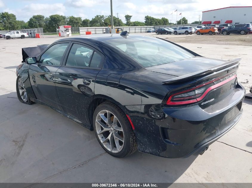 2022 Dodge Charger Gt Rwd VIN: 2C3CDXHG5NH176108 Lot: 39672346