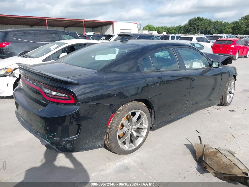 2022 Dodge Charger Gt Rwd VIN: 2C3CDXHG5NH176108 Lot: 39672346