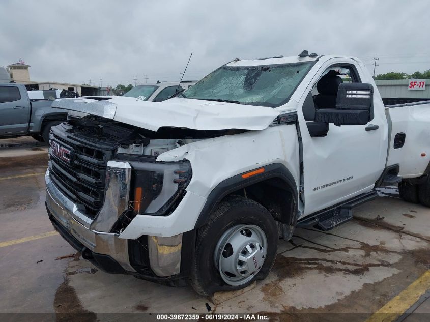 2024 GMC Sierra 3500Hd Pro VIN: 1GT39SE76RF144828 Lot: 39672359