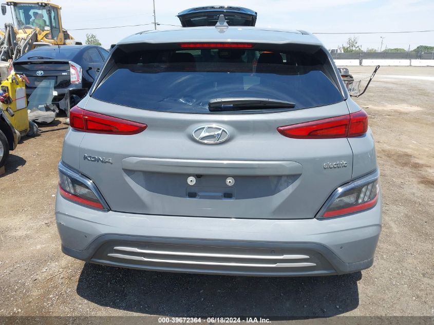 2022 Hyundai Kona Electric Limited VIN: KM8K53AG4NU157758 Lot: 39672364