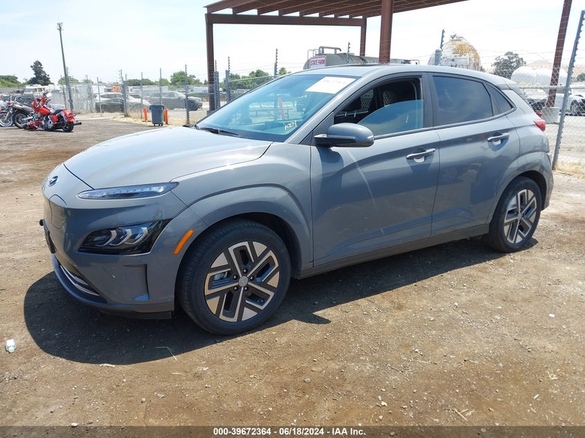 2022 HYUNDAI KONA ELECTRIC LIMITED KM8K53AG4NU157758