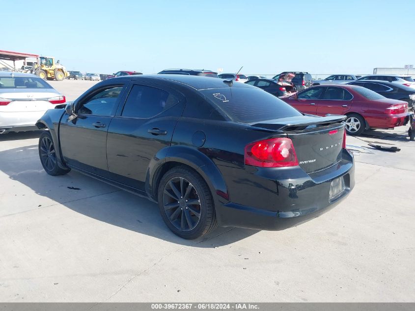 1C3CDZCBXDN652382 2013 Dodge Avenger Sxt