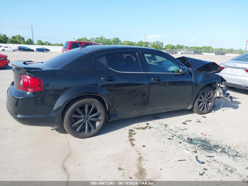 1C3CDZCBXDN652382 2013 Dodge Avenger Sxt