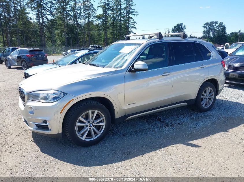 2014 BMW X5 xDrive35D VIN: 5UXKS4C5XE0J95953 Lot: 39672378