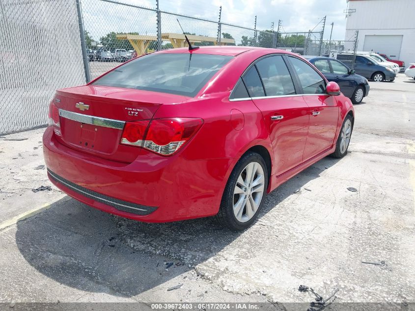 2013 Chevrolet Cruze Ltz VIN: 1G1PG5SBXD7115698 Lot: 39672403