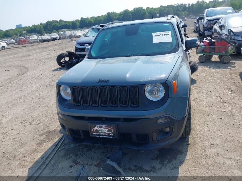 2017 Jeep Renegade Altitude Fwd VIN: ZACCJABB2HPG50159 Lot: 39672409
