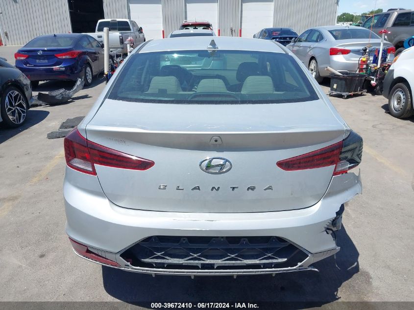 2019 Hyundai Elantra Sel VIN: 5NPD84LF1KH485904 Lot: 39672410